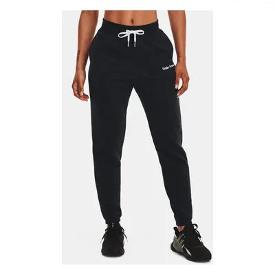 Under Armour Essential Script Pant-BLK - Women