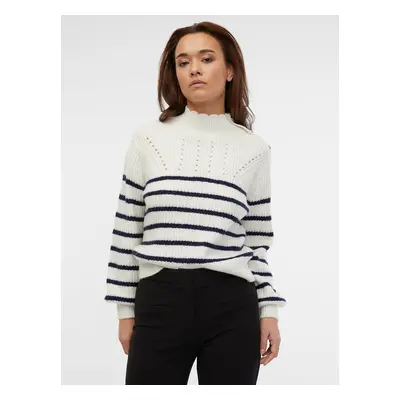 Orsay Women's Cream Striped Sweater - Women's