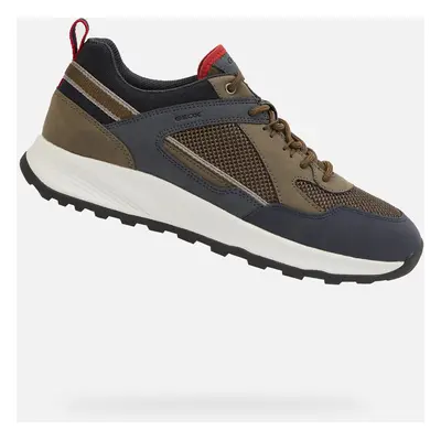 Khaki men's sneakers Geox Terrestre - Men's