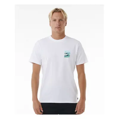 Rip Curl SURF REVIVAL LINED UP TEE White T-shirt