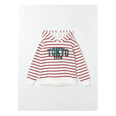 LC Waikiki Boys' Comfortable Fit Striped Hoodie