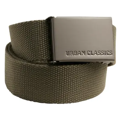 Olive canvas belts