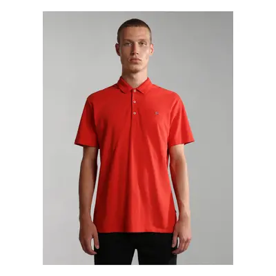 Red Men's Polo T-Shirt NAPAPIJRI - Men's