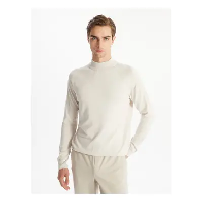 LC Waikiki Half Turtleneck Long Sleeve Men's Knitwear Sweater