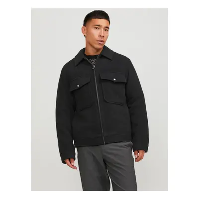 Black men's wool jacket jacket Jack & Jones Baxter - Men