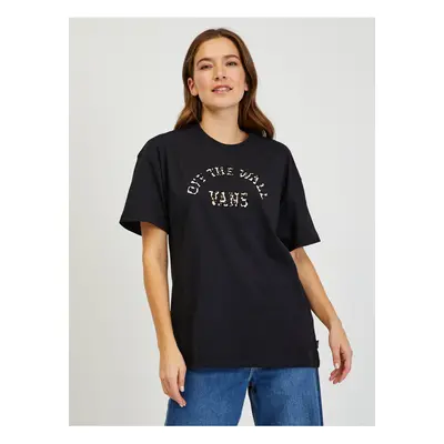 Black Women's Oversize T-Shirt VANS - Women