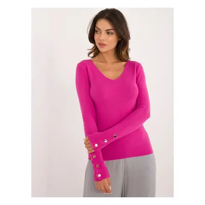 Classic fuchsia sweater