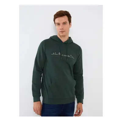 LC Waikiki Long Sleeve Printed Men's Hoodie