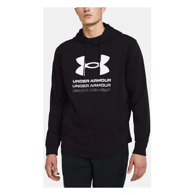 Under Armour Sweatshirt UA Rival Terry Graphic Hood-BLK - Men's