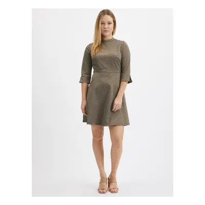 Orsay Brown Ladies Patterned Dress - Women