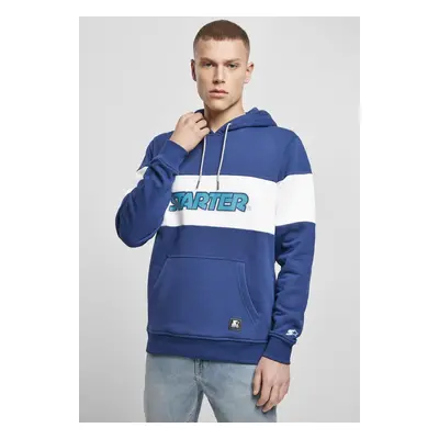 Starter Block Hoody space blue/white