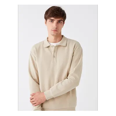 LC Waikiki Polo Neck Long Sleeve Men's Sweatshirt