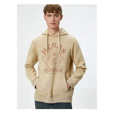 Koton Men's Beige Sweatshirt