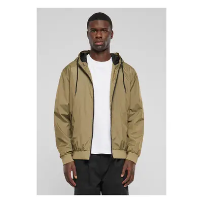 Men's Contrast Windrunner Jacket - Khaki/Black