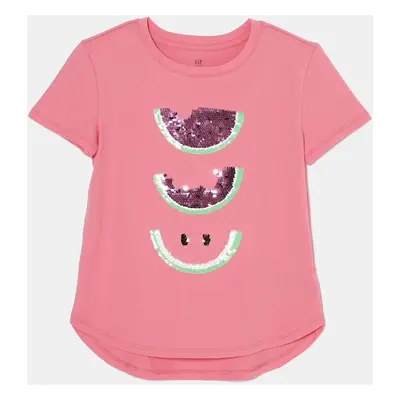 GAP Children's T-shirt with sequins - Girls