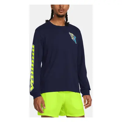 Under Armour T-Shirt UA RUN ANYWHERE LS-BLU - Men