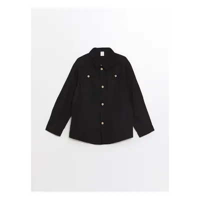 LC Waikiki Lcw Long Sleeve Basic Oversized Shirt