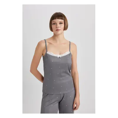 DEFACTO Fall in Love Regular Fit Barbell Pajama Top