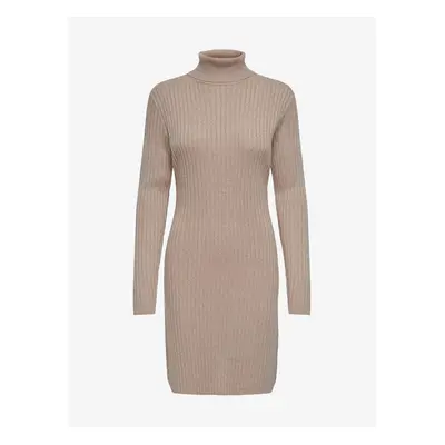 Beige women's sweater dress JDY Novalee - Women