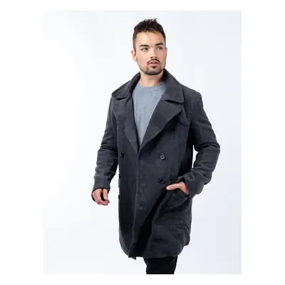 Men's coat GLANO - dark grey