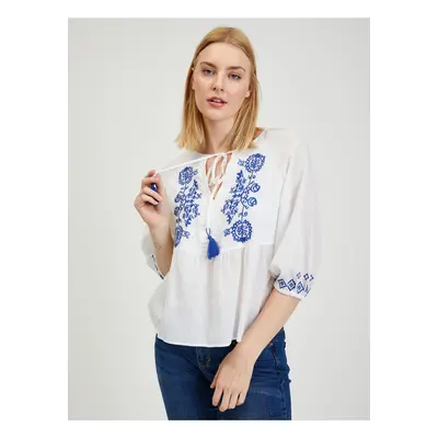 White floral blouse ORSAY - Ladies