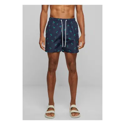 Pattern Swim Shorts Island Aop