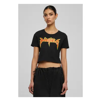 Badgirls Cropped Tee Black