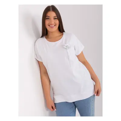 Women's Blouse Ecru plus sizes