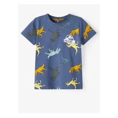 Blue Boys Patterned T-Shirt name it Jalil - Boys