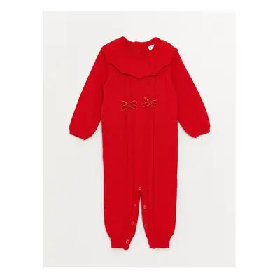 LC Waikiki Crew Neck Baby Girl Jumpsuit