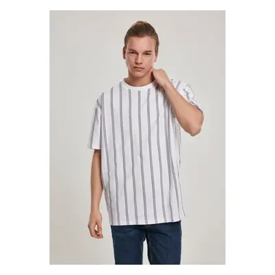 Heavy Oversized T-Shirt AOP Stripe White/Navy