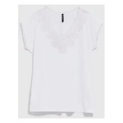 WOMEN'S T-SHIRT L-TS-4062 WHITE