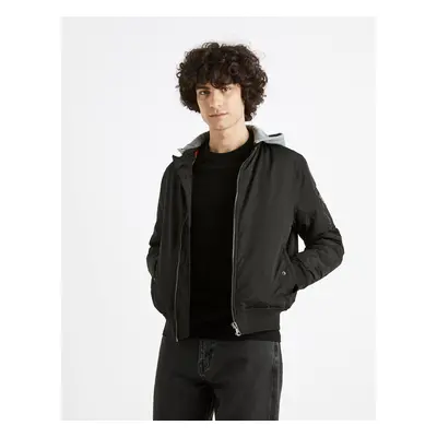 Celio Cujameshoo Hooded Bomber Jacket - Men