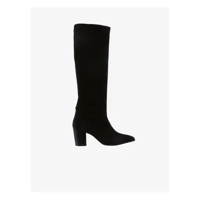 Women's black suede heeled boots Högl Dress Up - Women