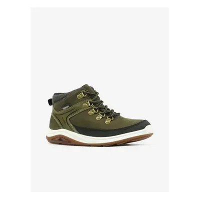 Green Boys Ankle Leather Winter Boots Richter - Boys