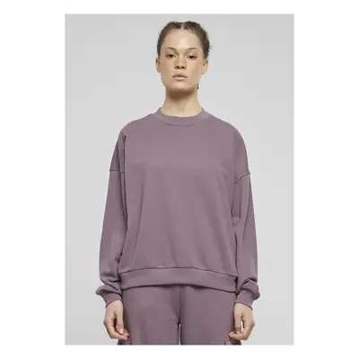 Women's Oversized Terry Sweatshirt Purple