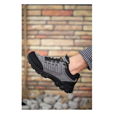 Riccon Smoky Black Men's Trekking Shoes