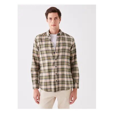 LC Waikiki Regular Fit Long Sleeve Plaid Men's Lumberjack Shirt