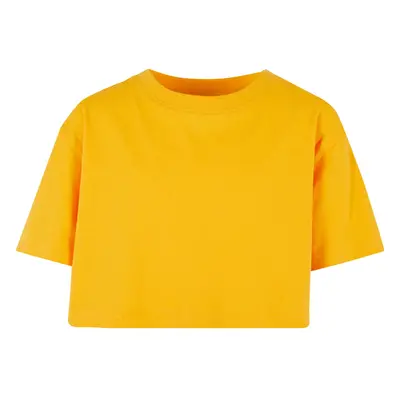 Girls' Short T-Shirt Kimono Tee - Yellow