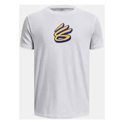 Under Armour T-Shirt UA CURRY DROP SHADOW SS-WHT - Boys