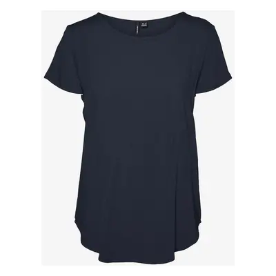 Navy blue women's blouse Vero Moda Bella