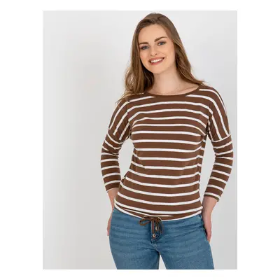 Blouse-RV-BZ-8566.94-white-brown