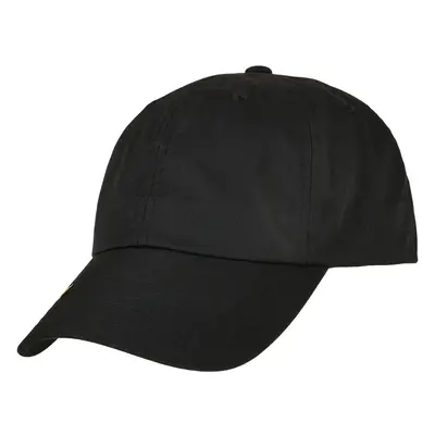 Black cap made of recycled polyester