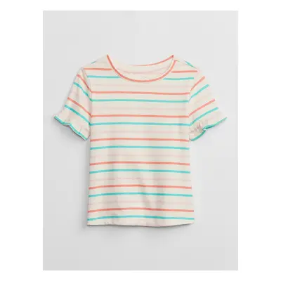 GAP Kids T-shirt with ruffles - Girls