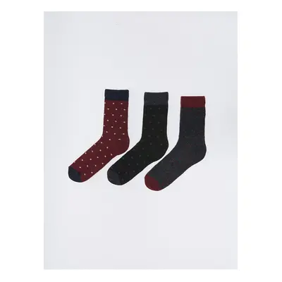 LC Waikiki 3-Pack Lcw Patterned Men's Socks