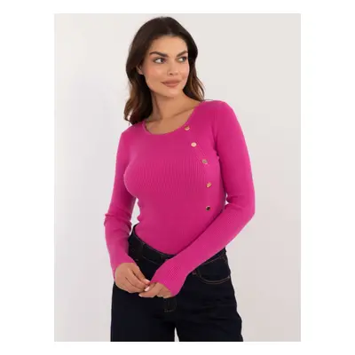 Fuchsia classic sweater