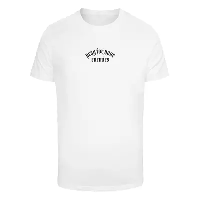 Men's T-shirt Pray For Your Enemies white