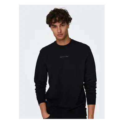 Men's Black Sweatshirt ONLY & SONS Levi Life - Men