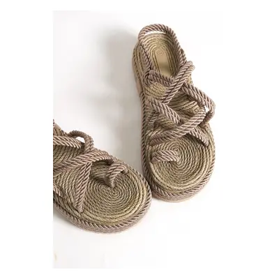 Capone Outfitters Wedge Heel String Women's Sandals