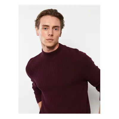 LC Waikiki Half Turtleneck Long Sleeve Men's Knitwear Sweater